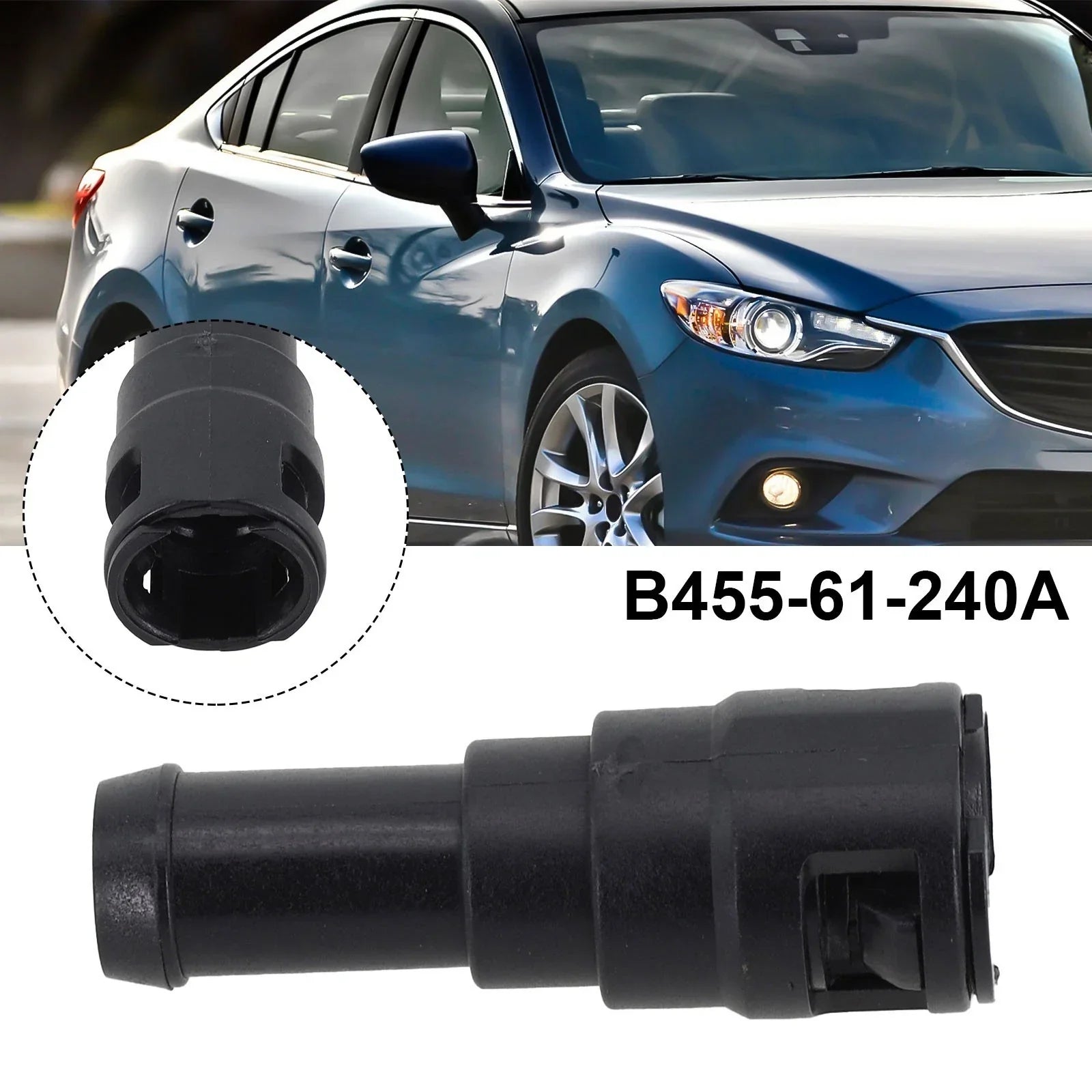 2 x Heater Hose Connector for Mazda 323