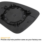 Right Side Mirror Glass w/ Backing Plate for Nissan Altima (2019–2021)