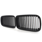Pair Front Hood Kidney Grille for BMW 3 Series E36 (1992–1996) Matte Black