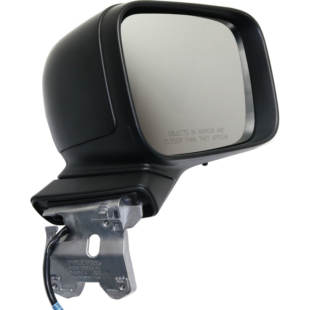 Set of 2 Mirrors for Jeep Renegade (2015–2018) Black
