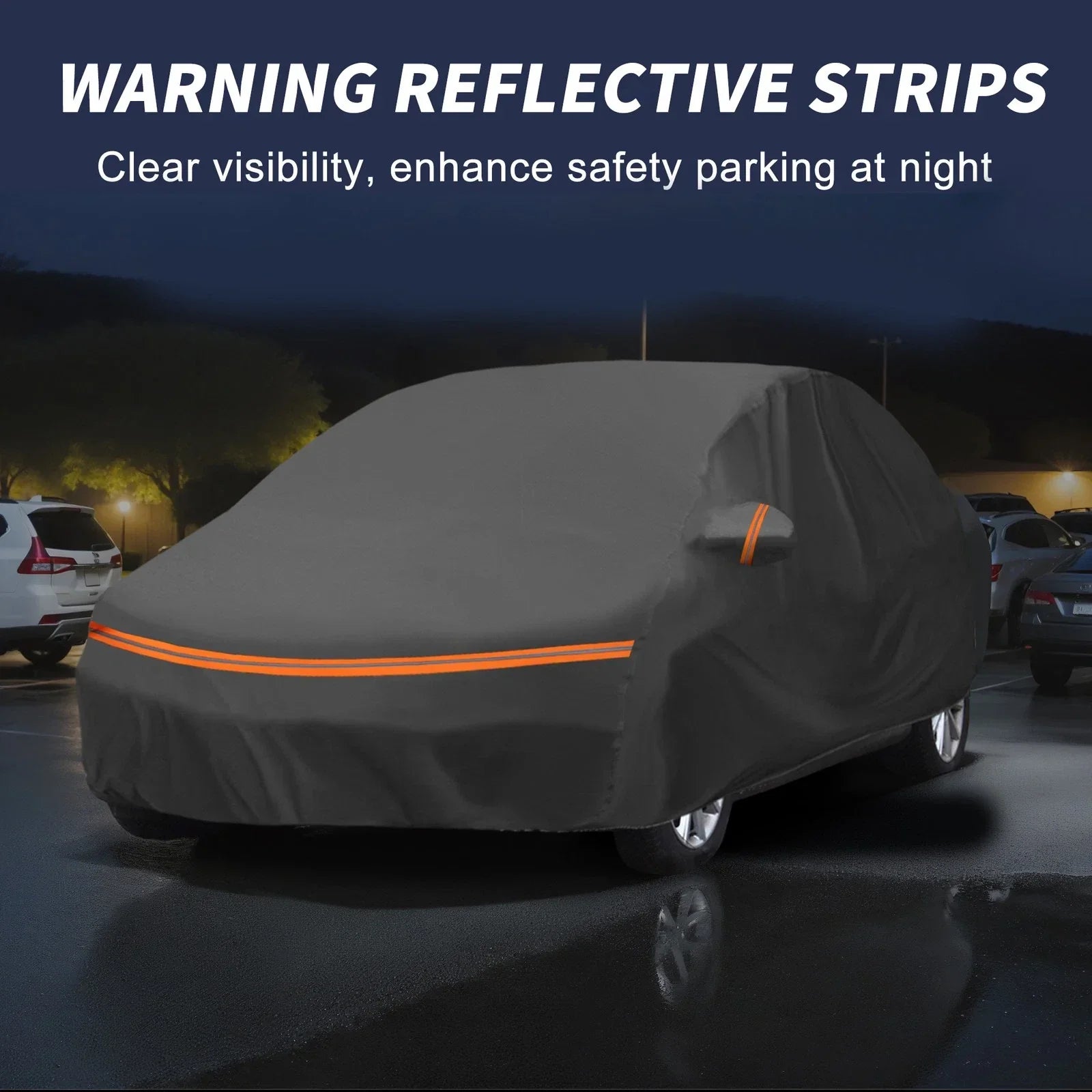 Waterproof PEVA Cotton Car Cover for Hyundai i10 (2013-2020) with Zipper