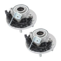 Pair Front Wheel Bearings and Hubs for Dodge Grand Caravan (2008–2020)