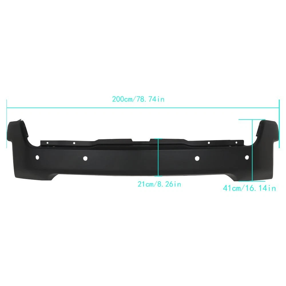 Front Bumper Face Bar for Chevy Silverado 1500 (2019-2021) Black Primered