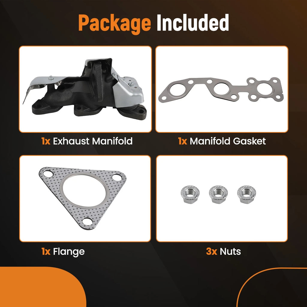 Passenger Side Exhaust Manifold for Nissan Frontier Xterra 3.3L (1999–2004) 674-598