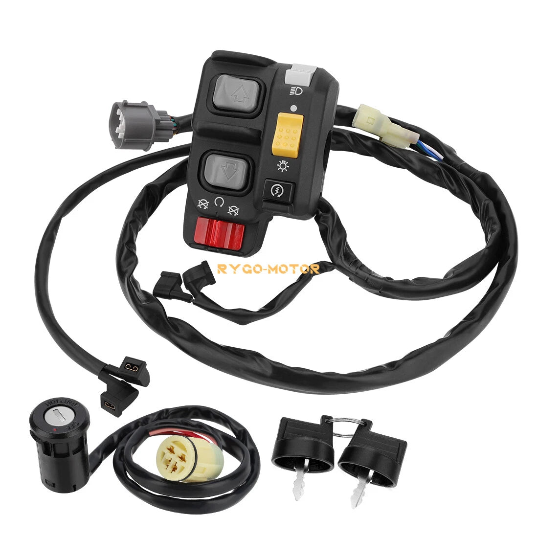 Handlebar & Key Switch for Honda Rancher 350 ES TRX350FE/TRX350TE (2006)