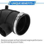 Engine Air Intake Hose with Clamps for BMW 525i E38 (2001–2003) No. 13541435625