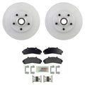 Set of 2 Bosch Front 286mm Rotors & Blue Ceramic Disc Brake Pads for Explorer Ranger