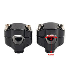 1.65" Tall Handlebar Riser Mount Clamp for Harley Dyna Softail Sportster