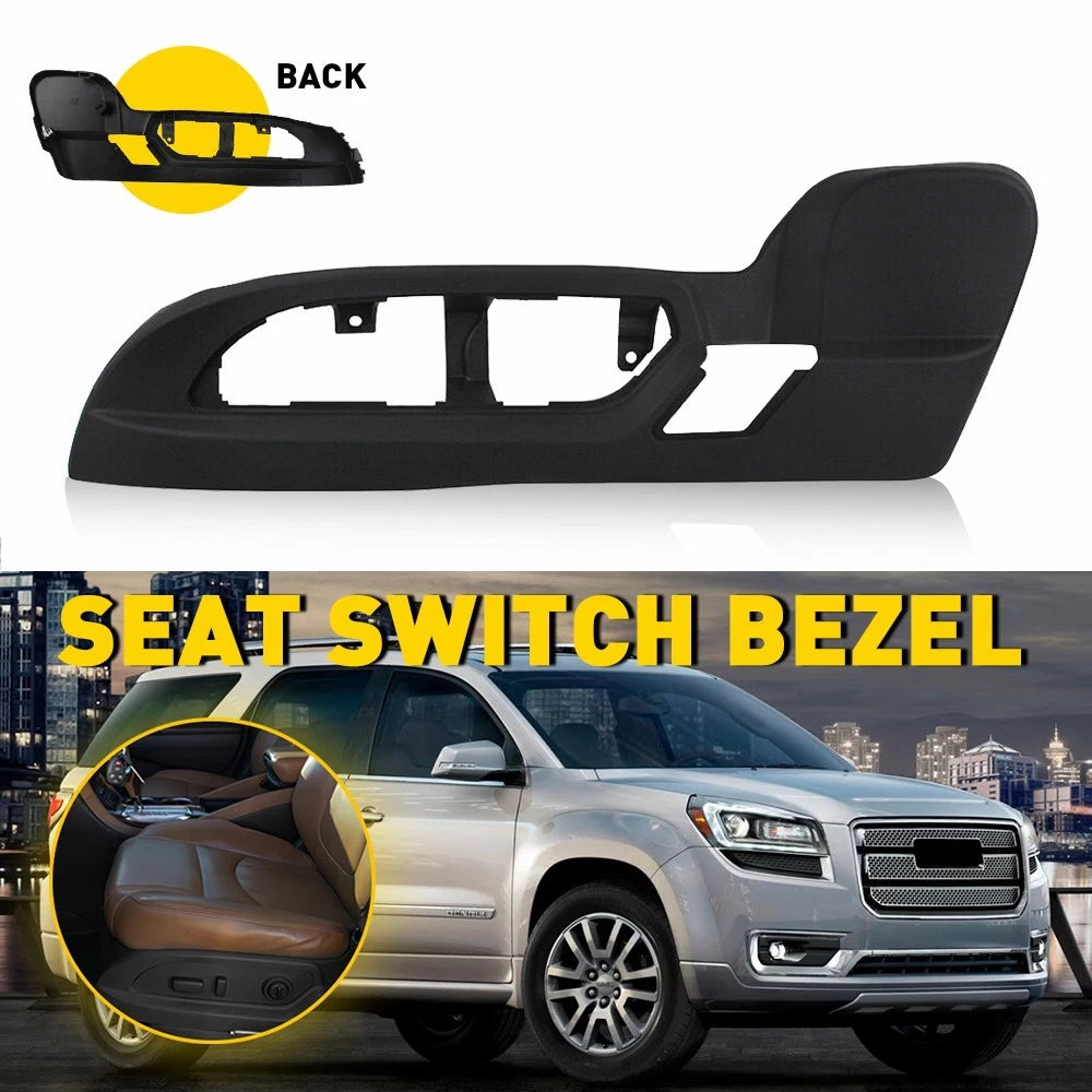 Front Left Driver Seat Switch Bezel Trim Black for Buick Enclave (2009–2017)