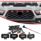 Red LED Grille Lights for Toyota Tacoma (2020–2022)