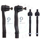 Set of 4 Tie Rod Linkage Kit for Honda Civic (1996–2000)