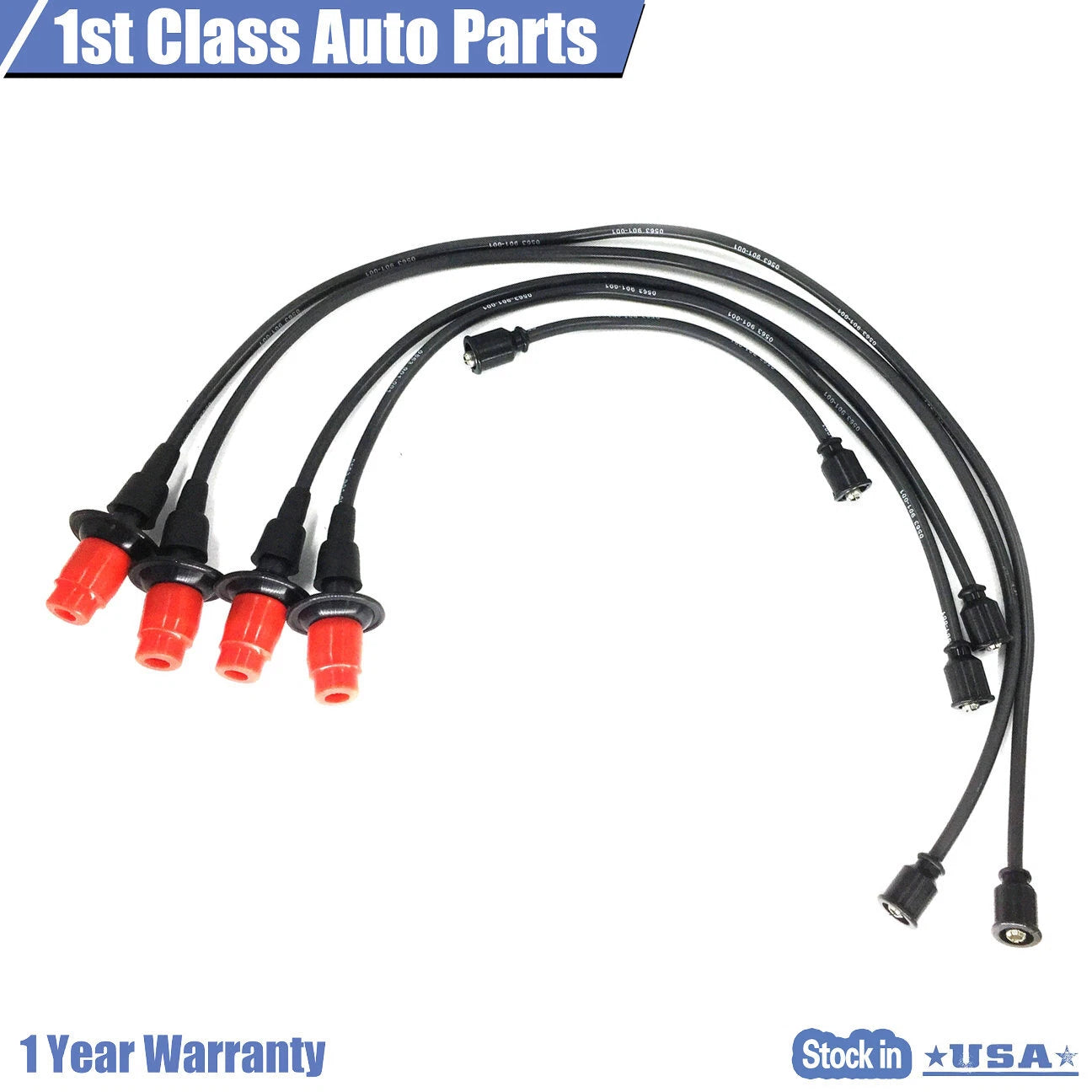 Spark Plug Wire Set for VW Bug Bus Ghia 1200-1600cc