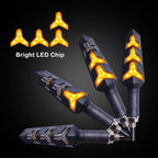 4X LED Turn Signal Lights for Honda VT VLX VTX Shadow (12V)