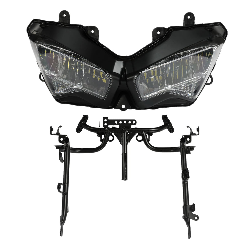 LED Headlight Lamp & Fairing Stay Bracket for Kawasaki Ninja ZX4RR (2023–2025)