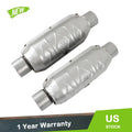 2X 2.5" Inlet & Outlet Catalytic Converter for Ford F150 (1997–2003)