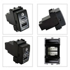 USB QC3.0 Charger 36W for Nissan Altima Sentra X-trail Pathfinder Frontier Rogue