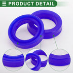 Set of 5 Oil Seal Rotary Shaft Seal 28x40x10mm High Pressure for Various Models