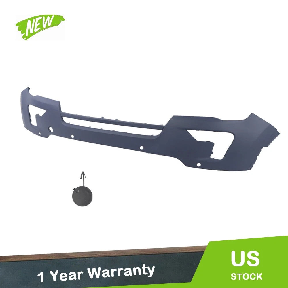 Front Bumper Cover for Ford Explorer (2018–2019) Primed Plastic with Radar Hole