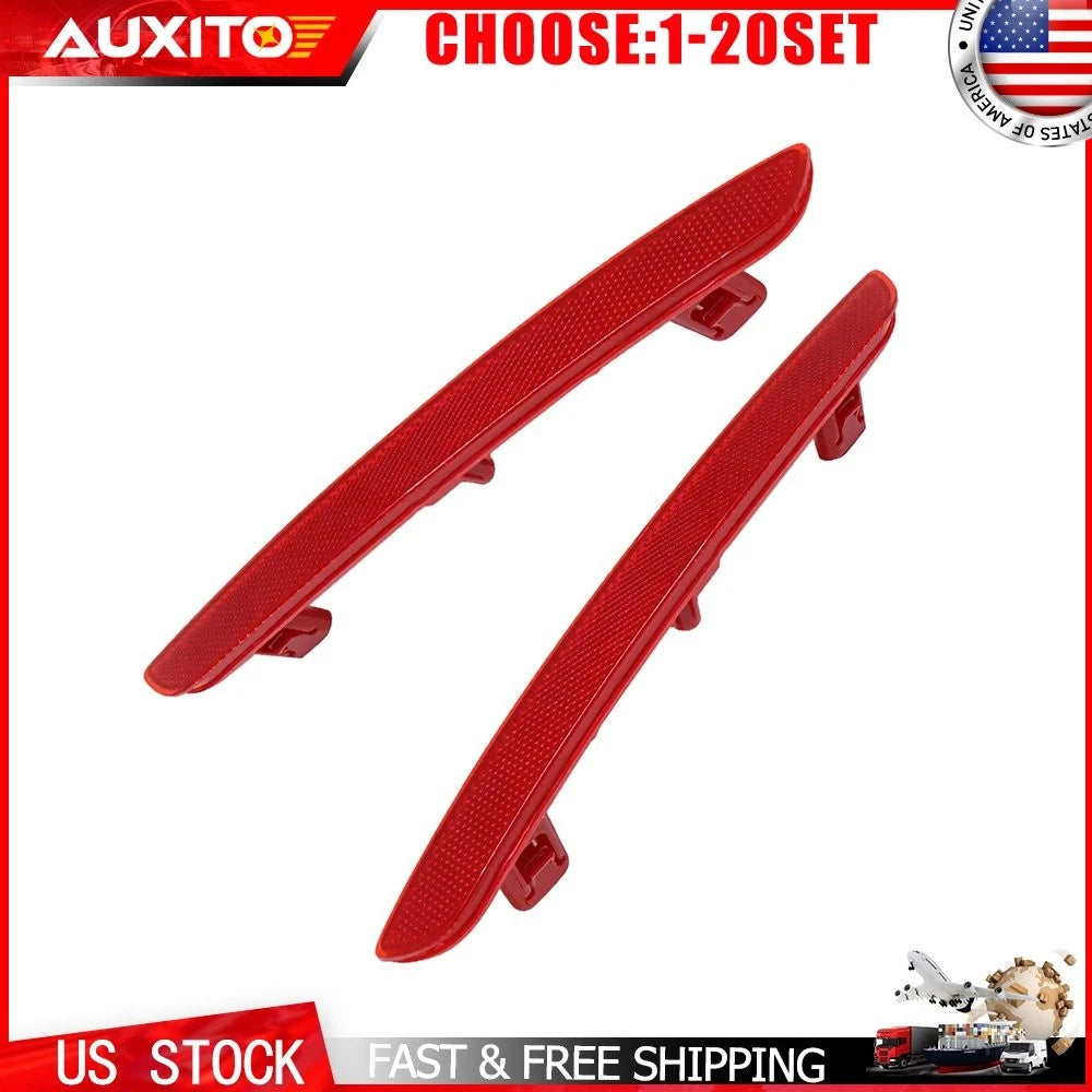 Set of 2 Red Rear Bumper Reflectors for Honda Civic Sedan (2022–2023) OE 33505T20A01