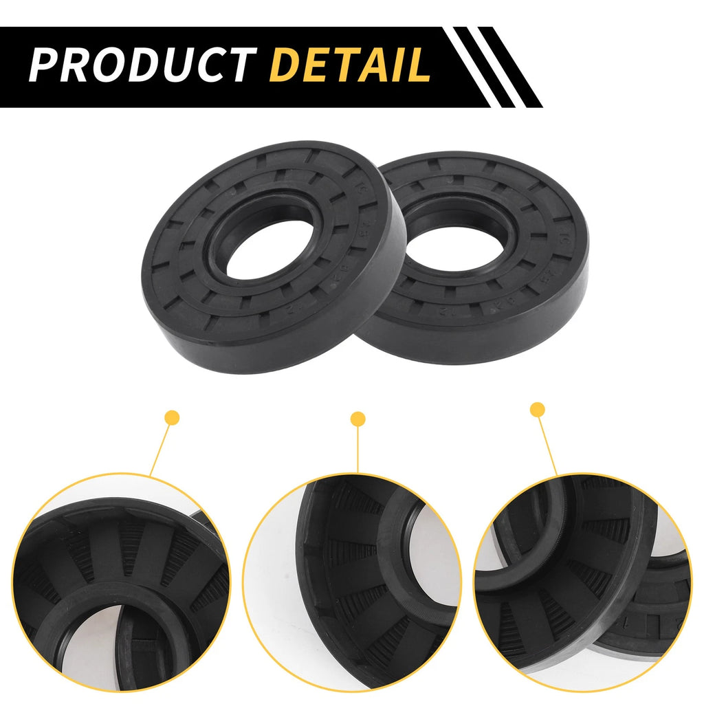 Set of 5 Oil Seal Rotary Shaft Seal NBR Rubber 25x62x12mm