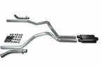 2.5" Dual Exhaust Kit for Ford F150 (2021–2025) - 2 Chamber Muffler, Corner Exit
