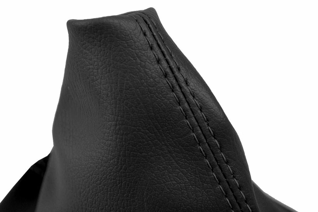 Leather Manual Shift Boot Cover for Volvo C30 C70 S40 (2004–2013) Black