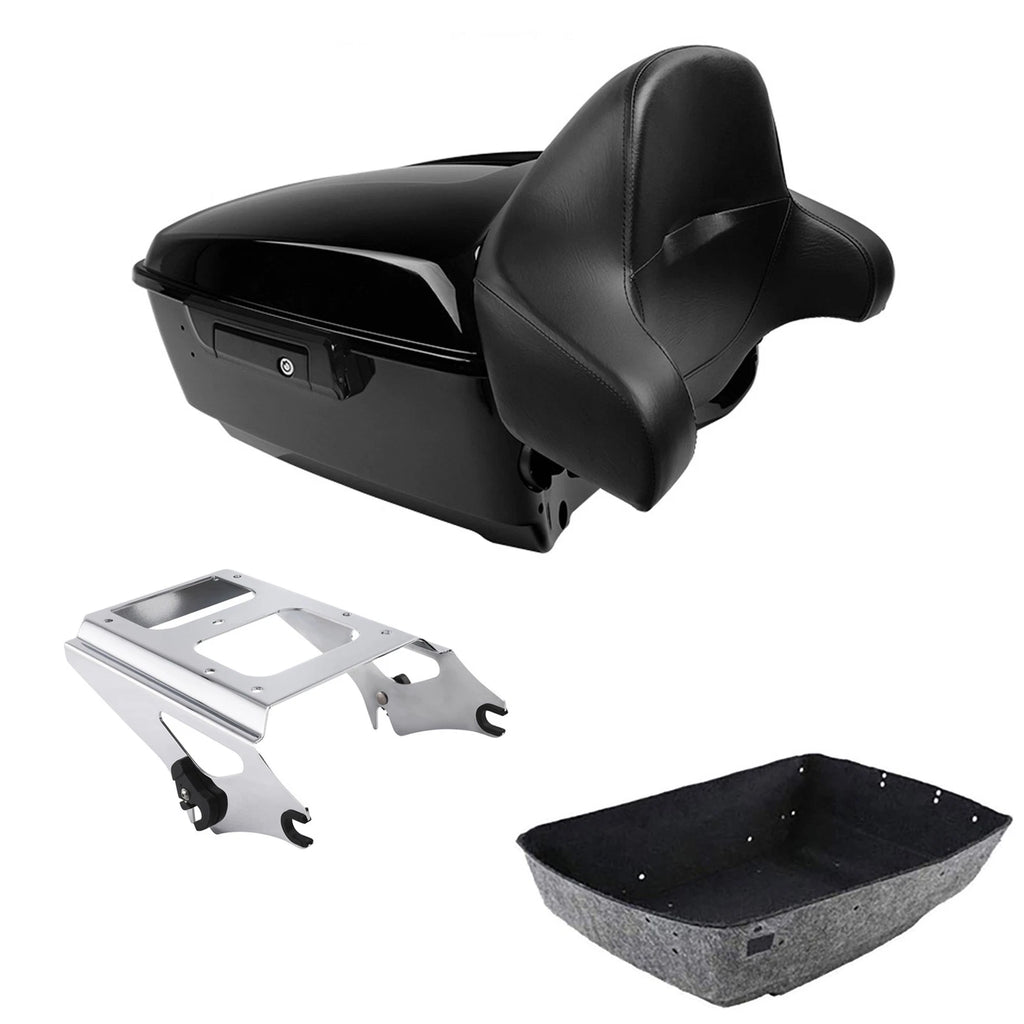 Trunk Backrest Mount Rack for Harley Touring Electra Road Glide (2009–2013)