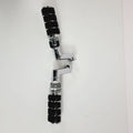 Kuryakyn Large Chrome ISO Offset Mount Foot Pegs for Harley Touring (2000–2023)