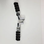 Kuryakyn Large Chrome ISO Offset Mount Foot Pegs for Harley Touring (2000–2023)