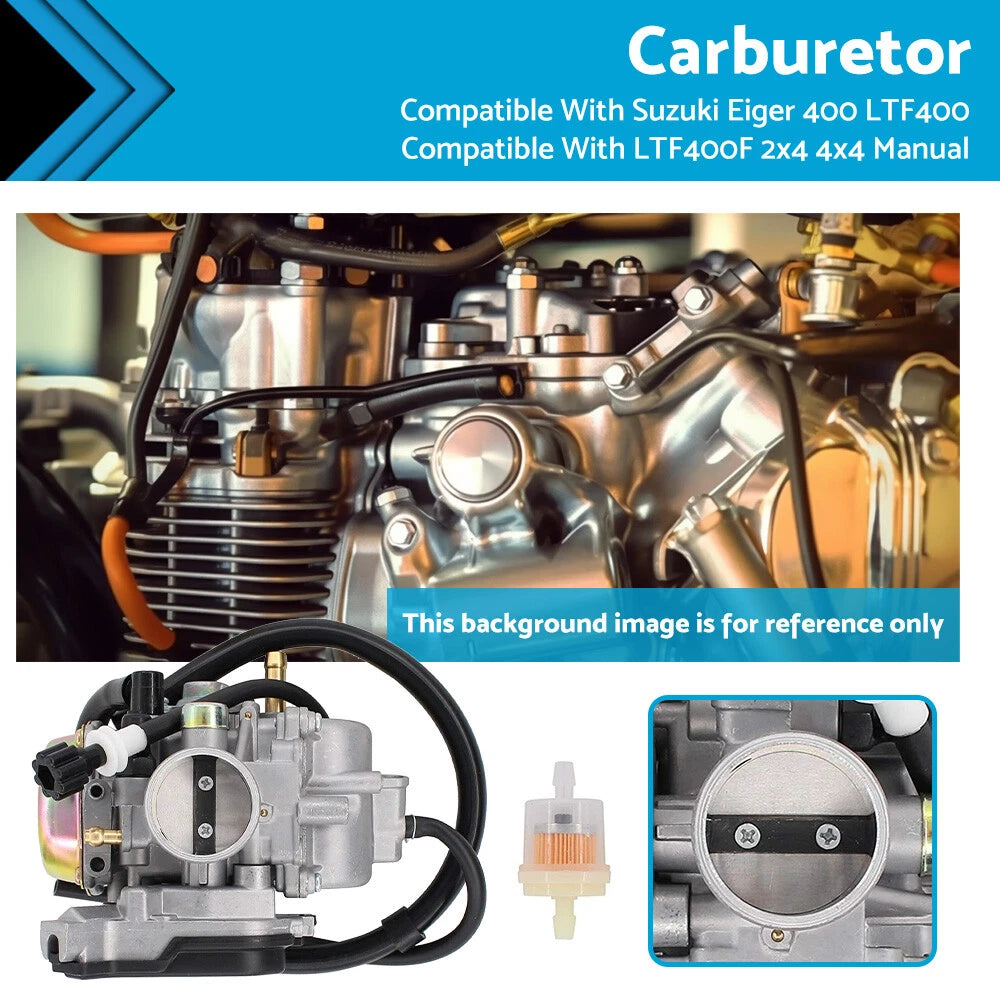Carburetor for Suzuki Eiger 400 LTF400 LTF400F 2x4 4x4 (2002–2007)