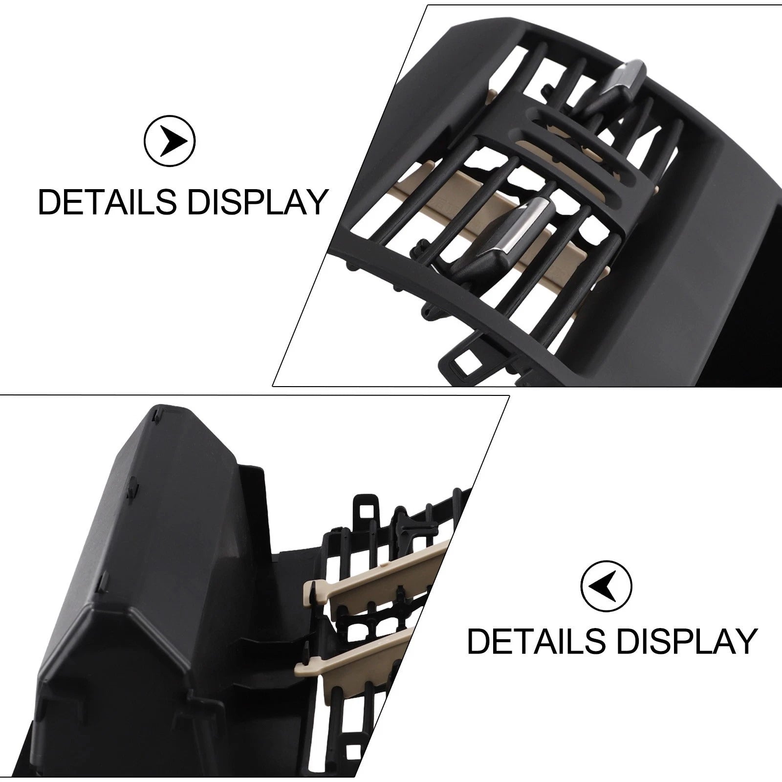 Rear Center Console Air Vent Grille Cover for BMW 5 Series F10 F11 (2011–2017)