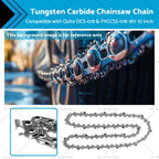 Tungsten Chainsaw Chain 3/8 .043 40DL 10" for Ozito OCS-018 PXCCSS