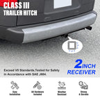 Trailer Towing Hitch for Honda Element (2003-2011) 2 Inch Receiver Class 3