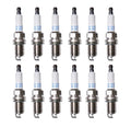Set of 12 Spark Plugs Gap 0.040 for Acura Dodge Honda Hyundai Mercedes Kia