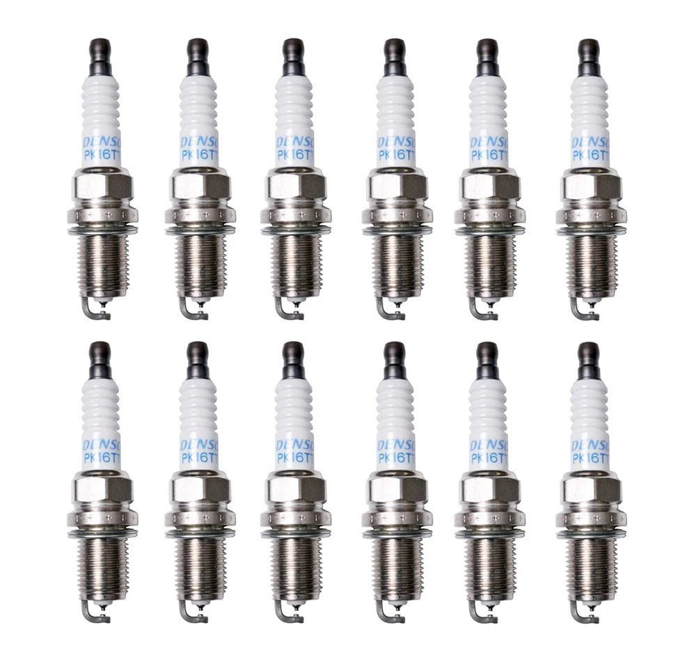 Set of 12 Spark Plugs Gap 0.040 for Acura Dodge Honda Hyundai Mercedes Kia
