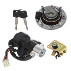 Set of 2 Ignition Switch Key Gas Cap Covers for Suzuki Katana 600 750 (1998–2006)