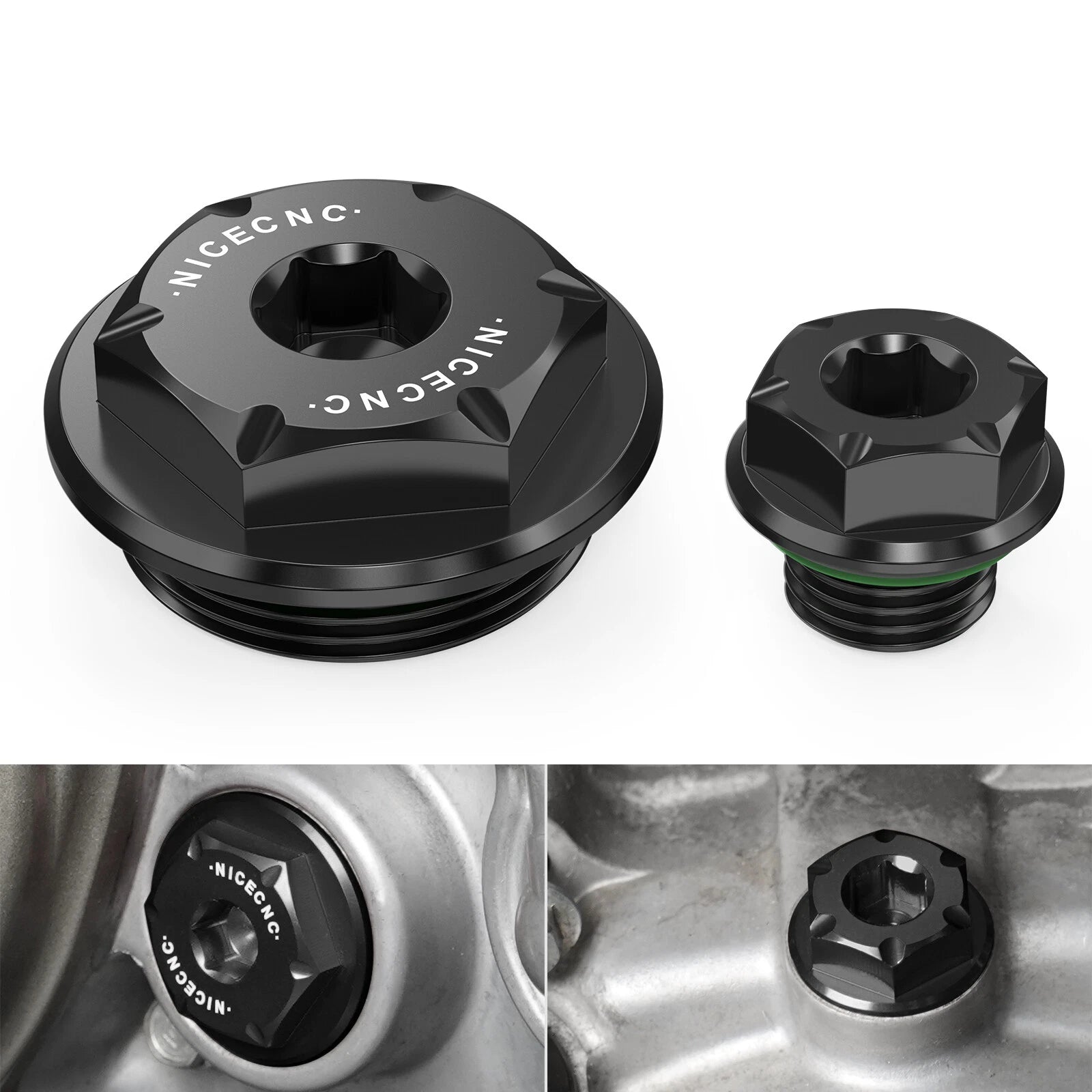 Set of 2 Engine Timing Plugs for Honda TRX450ER (2006–2014)