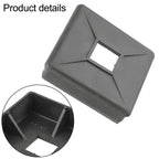 Set of 2 Black PE Bumper Covers for RV (4 Inch)