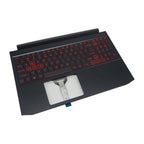 Palmrest for Acer Nitro 5 AN515-55 AN515-56 (2020–2021) Red Backlit 6B.QEXN2.001