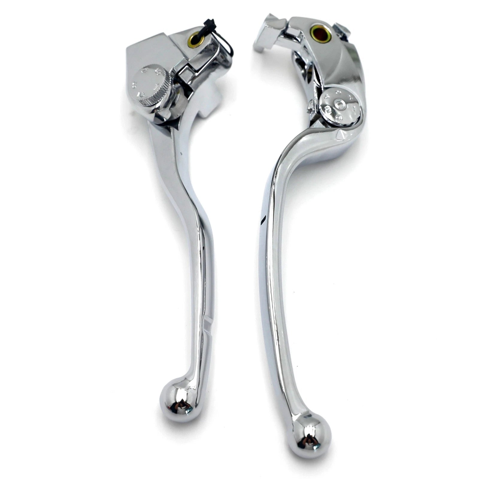 Front Brake Clutch Levers for Kawasaki Ninja ZX-6R (2019–2024) Chrome