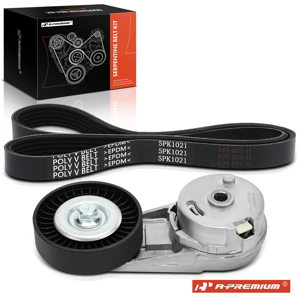 Serpentine Belt Drive Component Kit for Chevy Malibu (2005–2012) Pontiac
