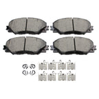 Set of 4 Akebono ProACT Front Ceramic Brake Pads for HS250h Vibe xB xD Corolla RAV4