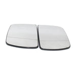 2Pcs Chrome Door Side Wing Mirror Glass for BMW X5 (2000–2007) 51168408797