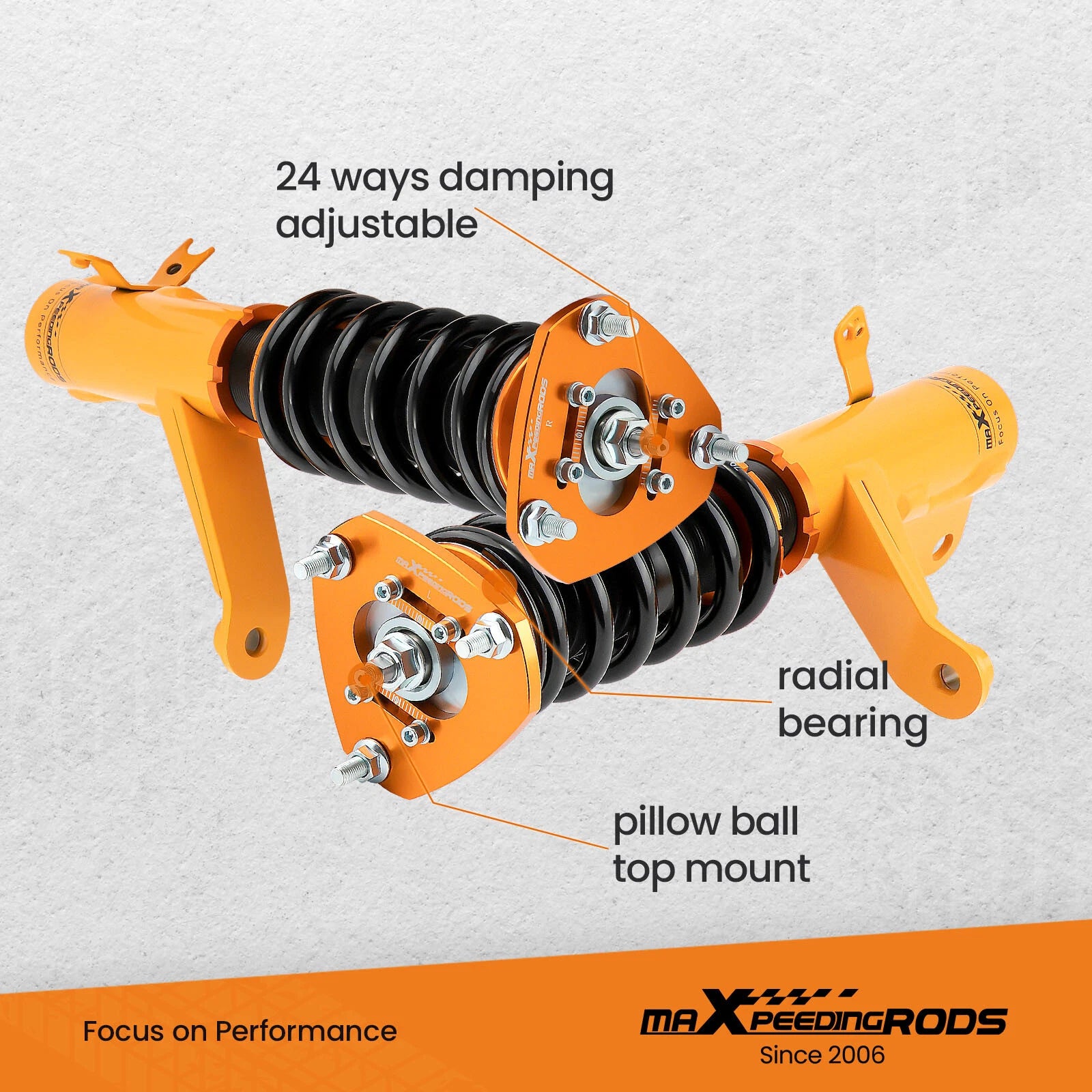 24 Way Damper Coilovers for Honda Element (2003–2011) Suspension