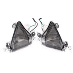Front Turn Signal Smoke Lens Cover for Kawasaki Ninja ZX10R (2004–2005) Pair