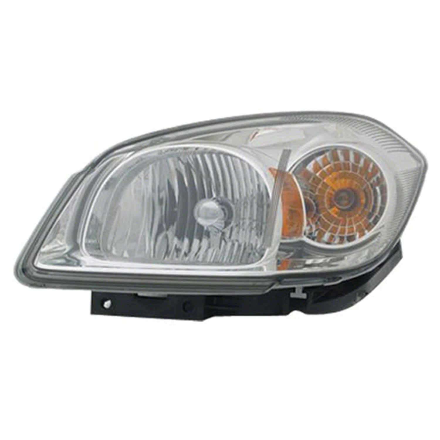 Replacement Amber/Clear/Smoked Driver Head Light Assembly w/Mounting Bracket