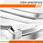 Steel Front Bumper Impact Bar for GMC Sierra 1500 Limited (2022–2026) Polished Chrome