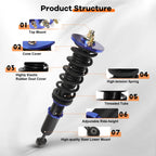 Coilovers for Honda Accord (1998–2002) & Acura TL (1999–2003)