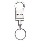 Satin-Chrome Valet Keychain KCV.SRT6 - Officially Licensed for SRT-6