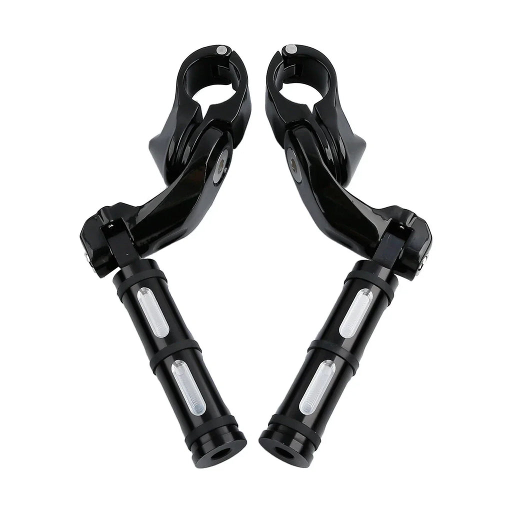 Rear Passenger Floorboards & Highway Foot Pegs for Harley Street Glide (93-25)